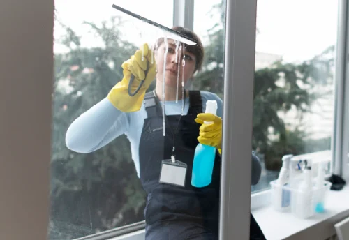 Nettoyage de vitres intérieures et extérieures au Fleix